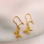 گوشواره طلا طرح پروانه یکتاخواه (کد 5271)