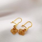 گوشواره طلا طرح ونکلیف یکتاخواه (کد 5274)