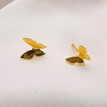 گوشواره طلا طرح پروانه یکتاخواه (کد 5280)