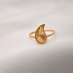 انگشتر طلا طرح اشک یکتاخواه (کد 5293)