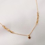 گردنبند طلا طرح ستاره یکتاخواه (کد 5314)