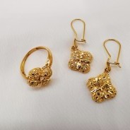 نیم ست طلا ونکلیف یکتاخواه  (کد 5308)
