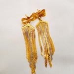 گوشواره طلا طرح پاپیون یکتاخواه (کد 5338)