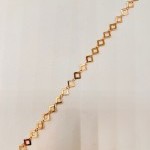 دستبند طلا طرح مانلی یکتاخواه (کد 5354)