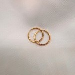 گوشواره طلا تراشدار یکتاخواه (کد 5344)