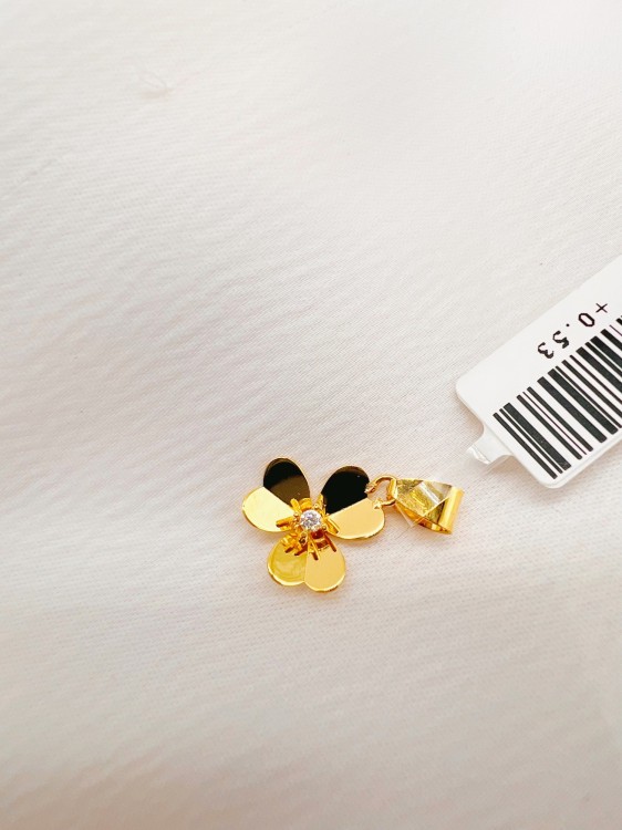 مدال طلا طرح فلاور یکتاخواه (کد 5346)