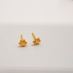 گوشواره طلا طرح برف یکتاخواه (کد 5356)
