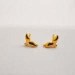 گوشواره طلا طرح دم وال یکتاخواه  (کد 5359)