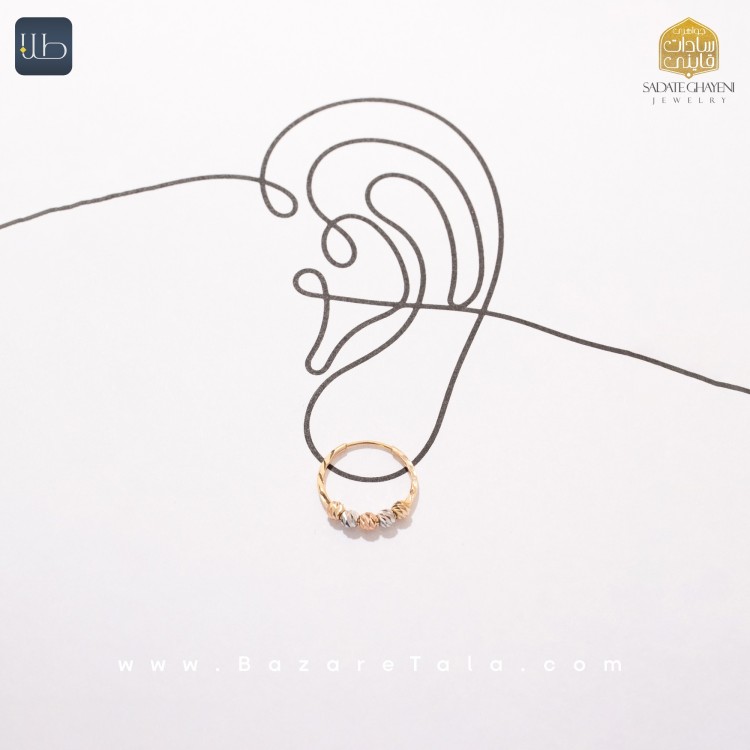 گوشواره طلا گوی (کد 3041)