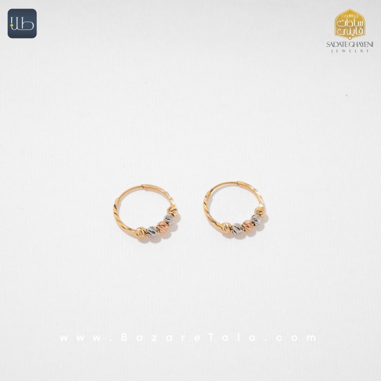 گوشواره طلا گوی (کد 3041)
