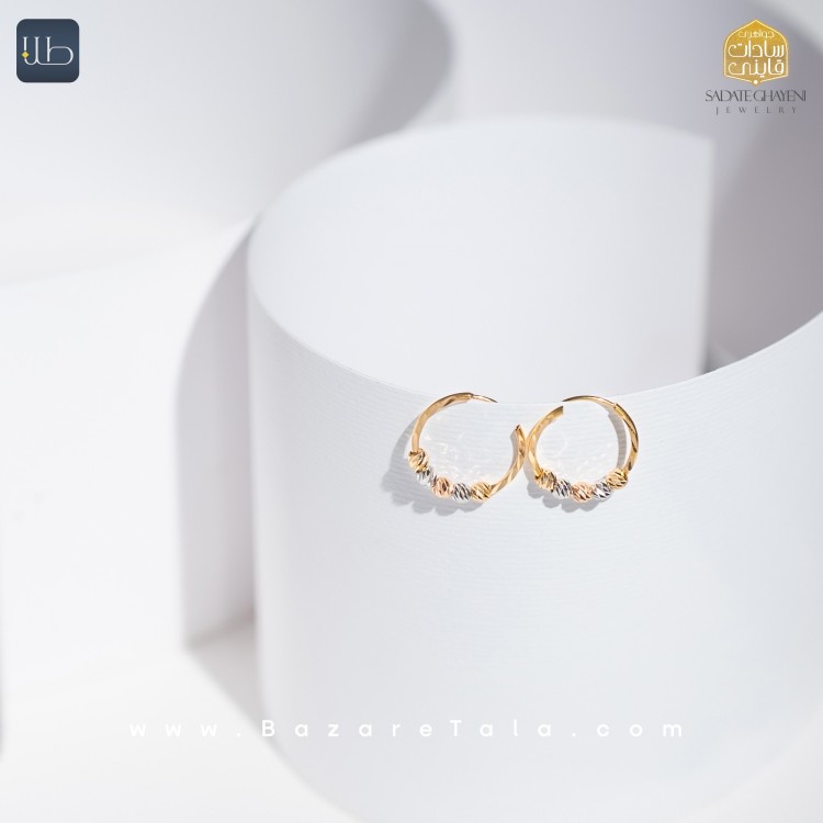 گوشواره طلا گوی (کد 3041)