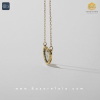 گردنبند طلا طرح قلب (کد 3410)