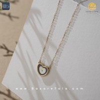 گردنبند طلا طرح قلب (کد 3410)