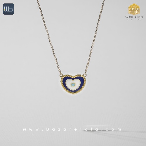 گردنبند طلا طرح قلب (کد 3410)