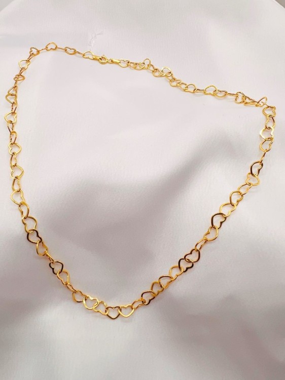 گردنبند طلا قلبی یکتاخواه (کد 5363)