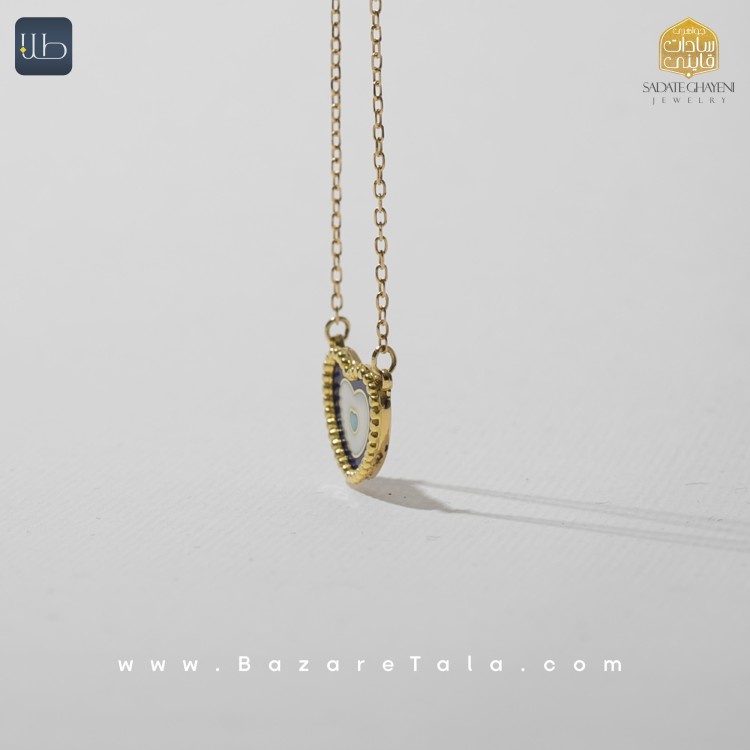 گردنبند طلا طرح قلب (کد 3410)