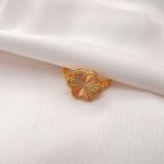 انگشتر طلا طرح تراشدار یکتاخواه (کد 5366)