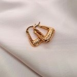 گوشواره طلا طرح حلقه ای یکتاخواه (کد 5364)
