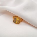 انگشتر طلا طرح مشبک یکتاخواه (کد 5365)