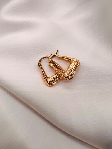 گوشواره طلا طرح حلقه ای یکتاخواه