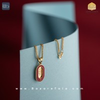 پلاک طلا طرح و ان یکاد (کد 3396)