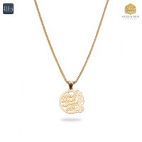 پلاک طلا طرح و ان یکاد (کد 2984)