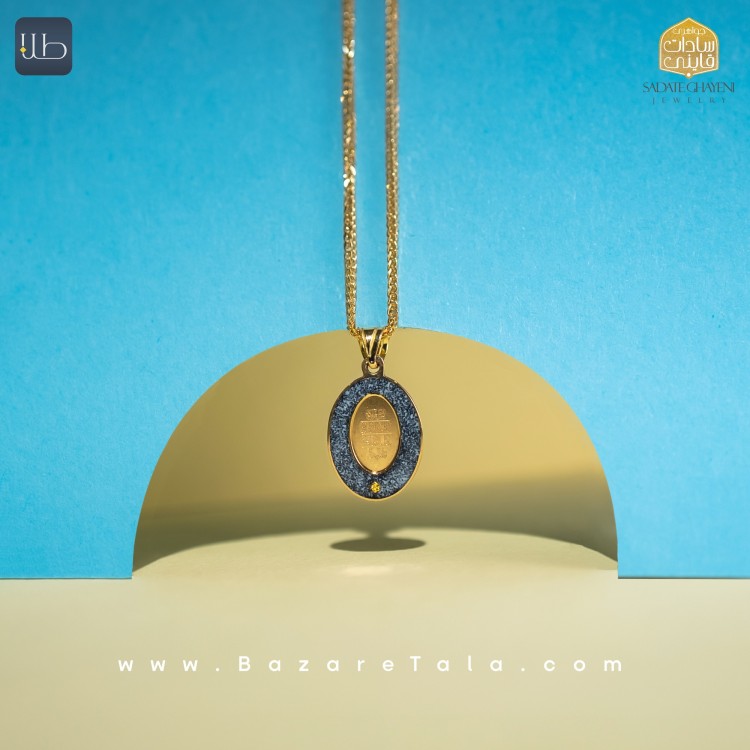 پلاک طلا طرح و ان یکاد (کد 3403)