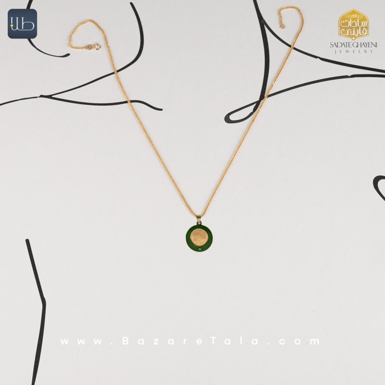 پلاک طلا طرح و ان یکاد (کد 3399)