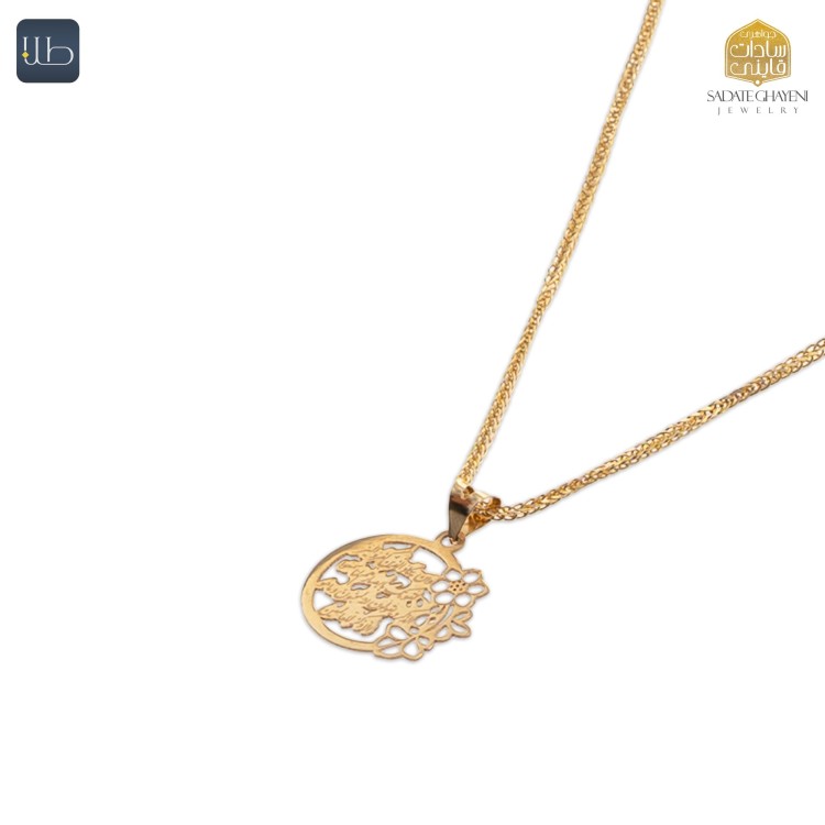پلاک طلا طرح و ان یکاد (کد 2983)