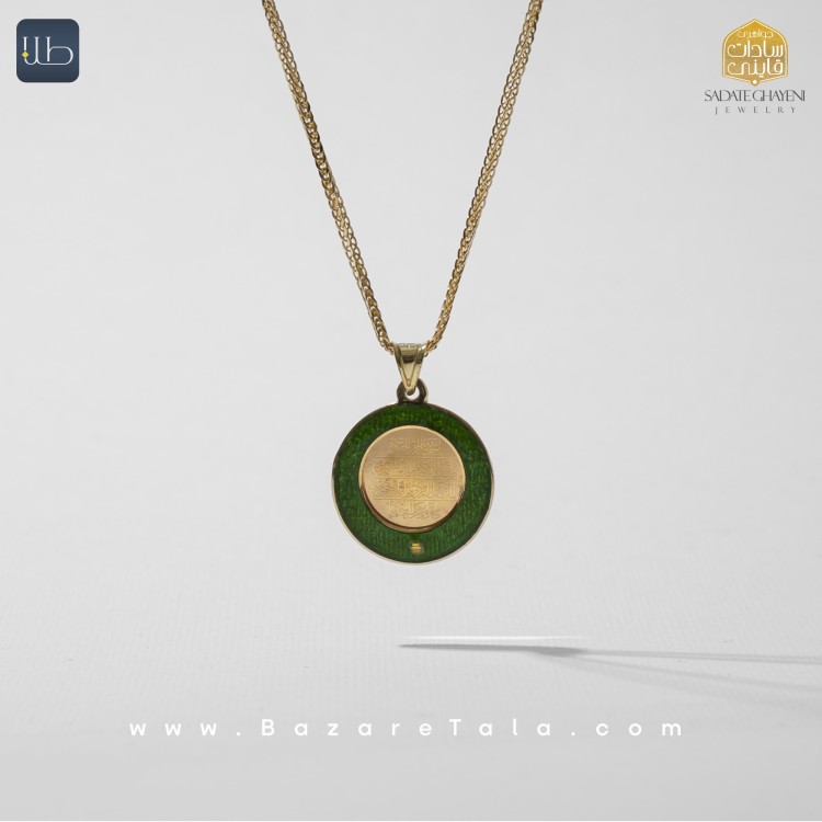 پلاک طلا طرح و ان یکاد (کد 3399)