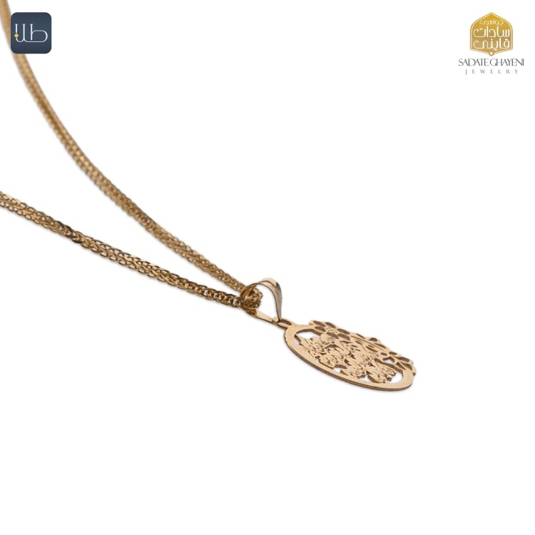 پلاک طلا طرح و ان یکاد (کد 2983)