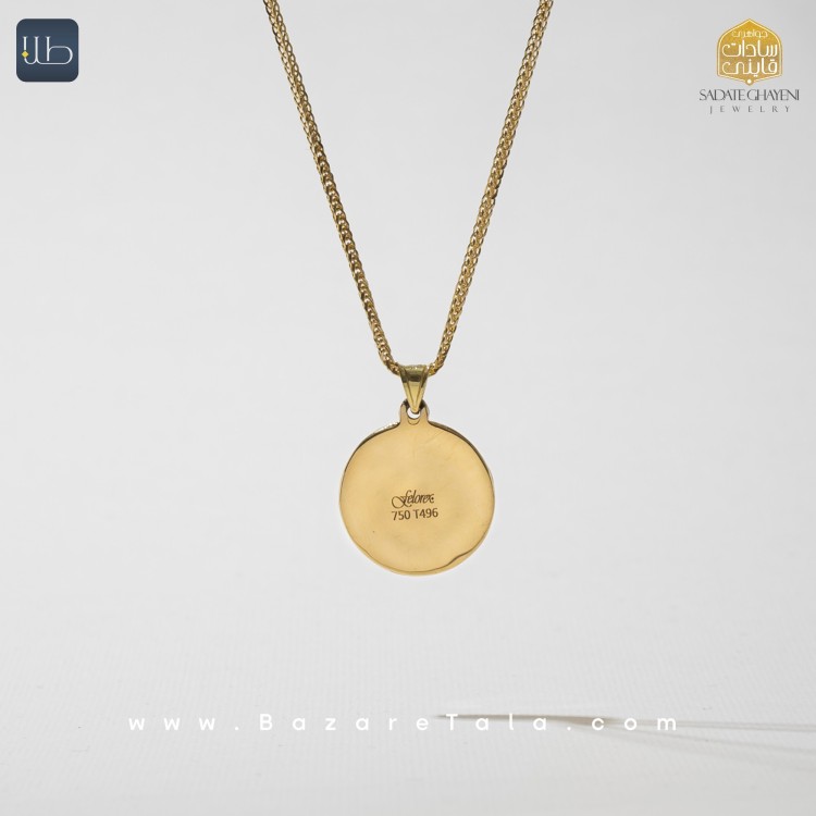 پلاک طلا طرح و ان یکاد (کد 3399)