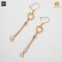 گوشواره طلا شال  (کد 3836)