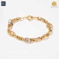 دستبند طلا هالوی (کد 4283)