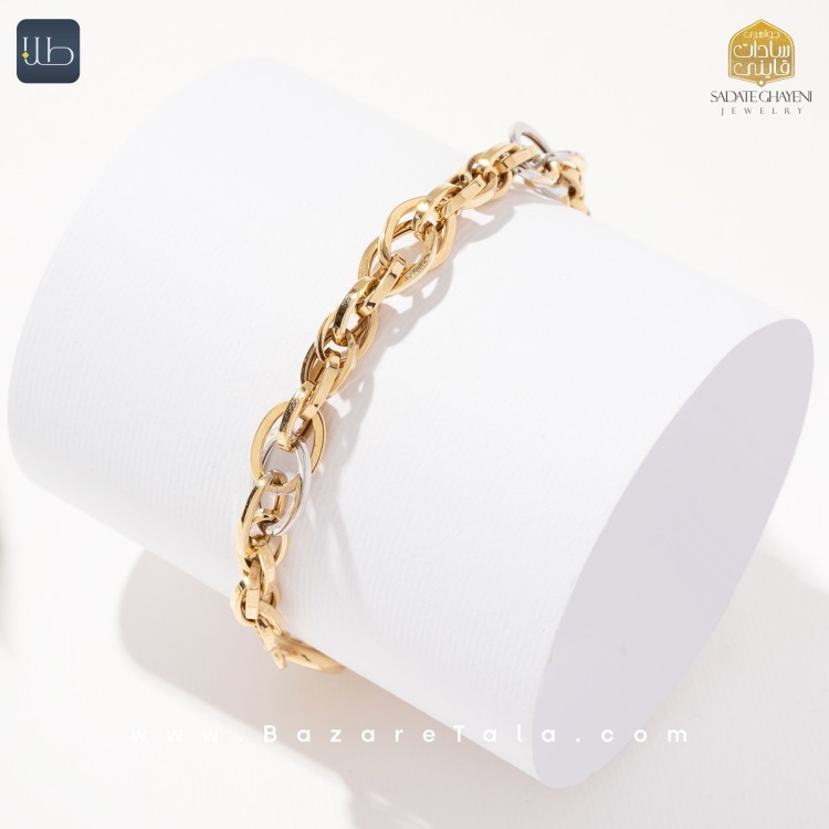 دستبند طلا هالوی (کد 4283)