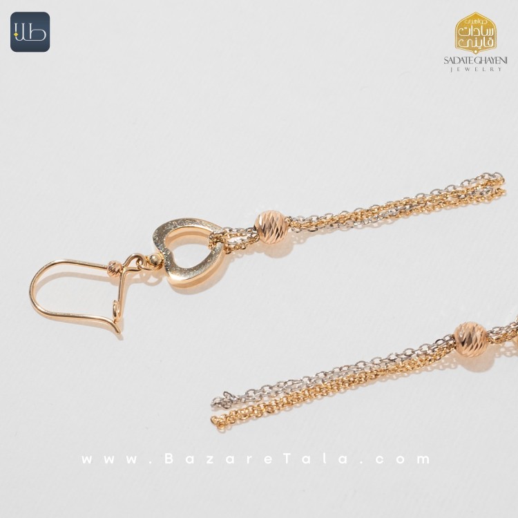 گوشواره طلا شال  (کد 3836)