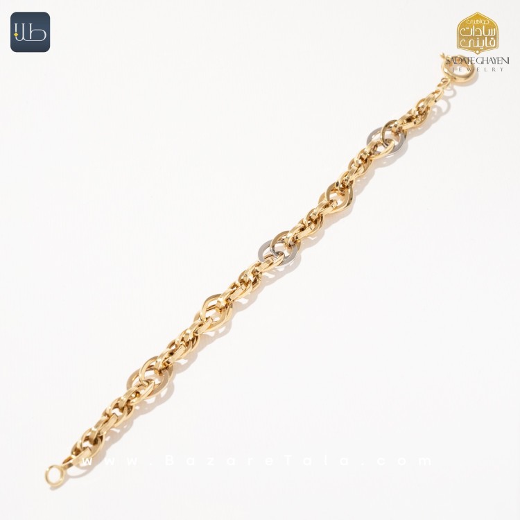 دستبند طلا هالوی (کد 4283)