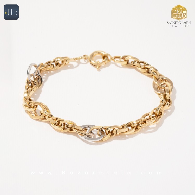 دستبند طلا هالوی (کد 4283)