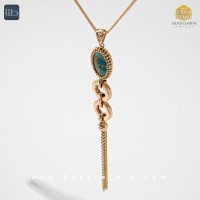 نیم ست طلا فیروزه (کد 3473)