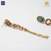نیم ست طلا فیروزه (کد 3473)