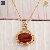 پلاک طلا عقیق (کد 3946)