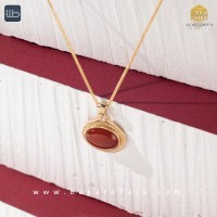 پلاک طلا عقیق (کد 3946)