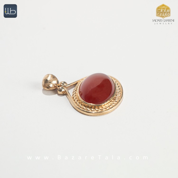 پلاک طلا عقیق (کد 3946)