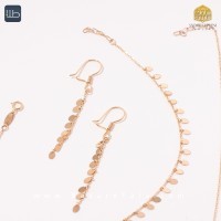 نیم ست طلا فانتزی (کد 3981)