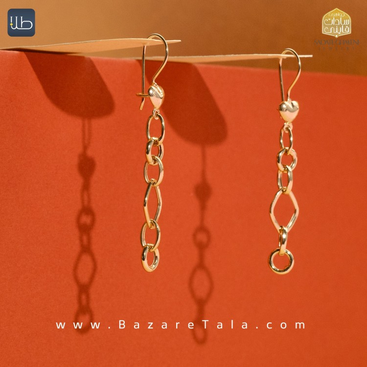 گوشواره طلا درسا (کد 3872)