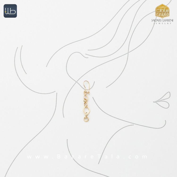 گوشواره طلا درسا (کد 3872)