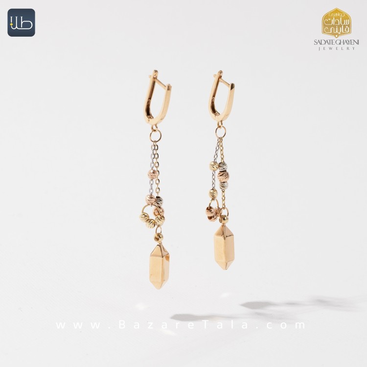گوشواره طلا ویوا (کد 3896)
