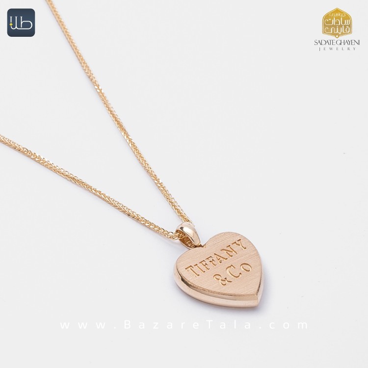 پلاک طلای تیفانی (کد 4374)