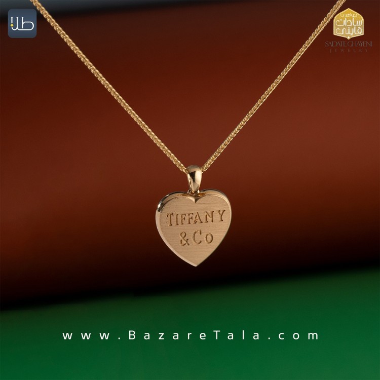 پلاک طلای تیفانی (کد 4374)