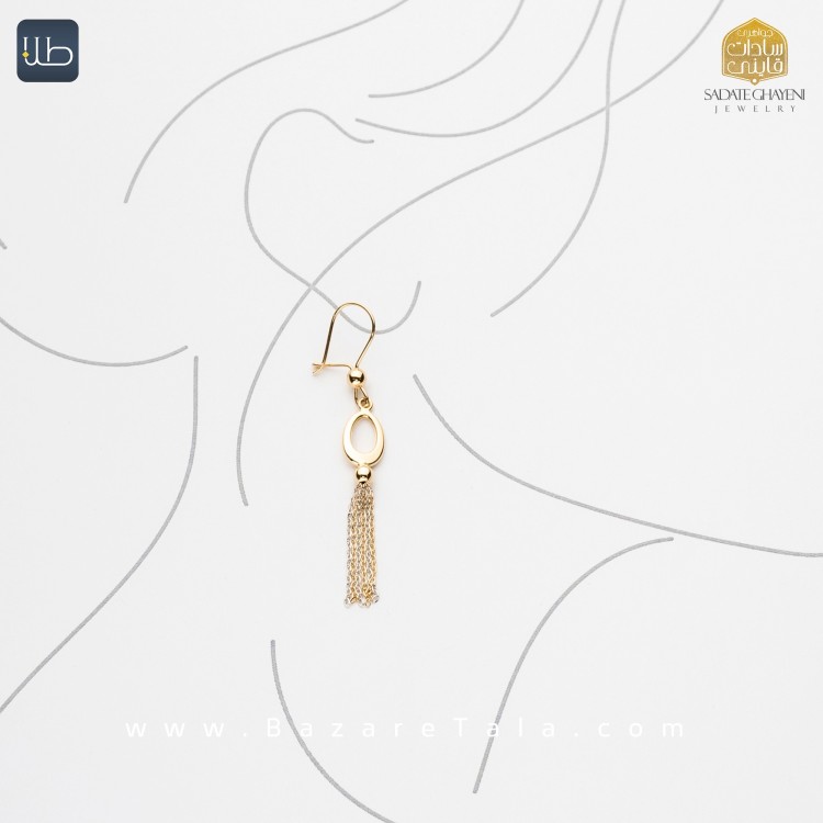 گوشواره طلا آریانا (کد 5371)